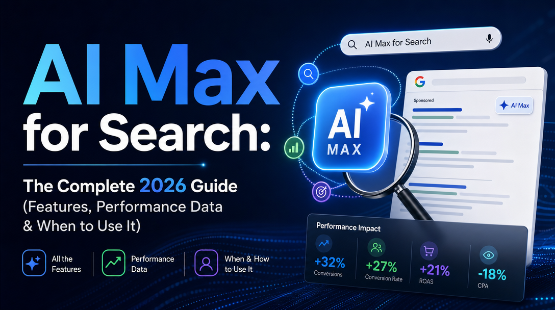 AI Max for Search: The Complete 2026 Guide (Features, Performance Data & When to Use It)