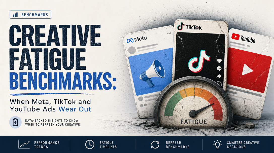 Creative Fatigue Benchmarks: When Meta, TikTok and YouTube Ads Wear Out