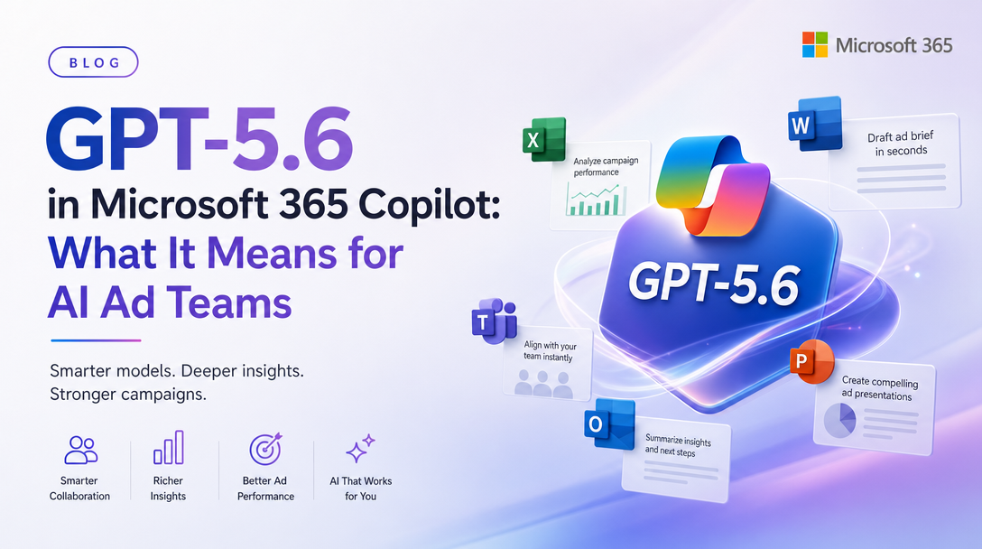 GPT-5.6 in Microsoft 365 Copilot cover with the Word, Excel, PowerPoint and Teams surfaces
