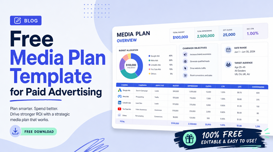 Free Media Plan Template for Paid Advertising